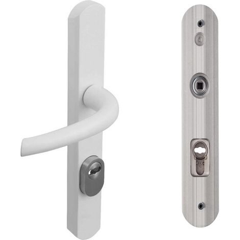 Vachette – Poignée de porte blindée étroite Anodinox 7mm – Fixation interne sans vis apparentes – Sécurité renforcée avec cache serrure anti-perçage (1/5)