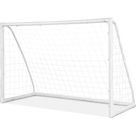 COSTWAY But de Foot Enfant Exterieur, 183 X 80 X 118,5 cm, But de Football PVC pour Le Jardin/Entraînement, Installation Rapide, Filet Haute Résistance (1/5)