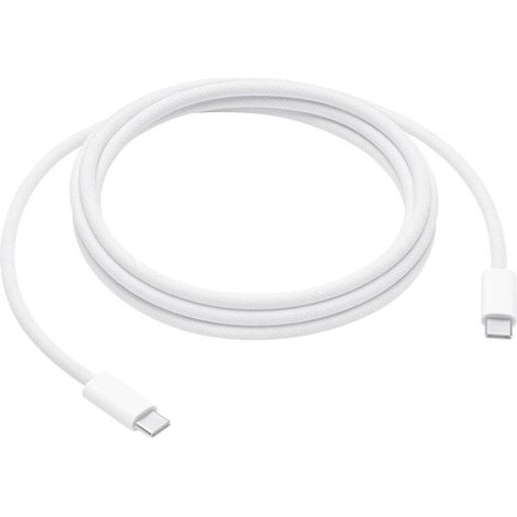 [GEBRAUCHT] B-Ware Apple USB-Ladekabel USB-C Stecker 2m Weiß Datenkabel für iPhone 240W 5A (1/2)
