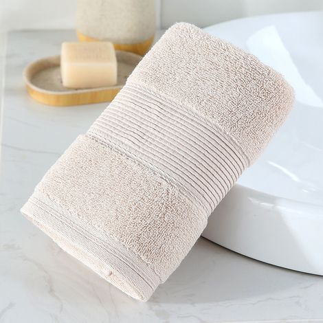 Filiyano-Serviettes de bain Utopia Towels orange, lot de 2 gants de toilette en coton (1/4)