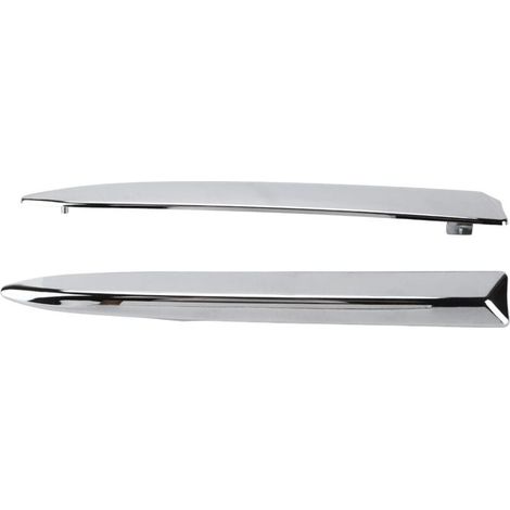 Garniture chromée de moulage supérieur de pare-chocs avant de voiture, remplacement 735455041 pour FIAT 500 2007 – 2015 (1/5)