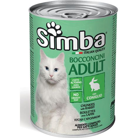 BOCCONCINI PER GATTI 'SIMBA' coniglio - gr 415- 24 pezzi  - MONGE