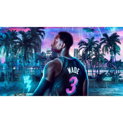 Papier peint panoramique Basket / Basket-ball - Joueur - 325 cm x 183 cm (1/2)