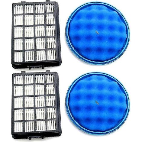 Lot de 4 filtres HEPA H13 et filtres en mousse pour Samsung SC21F50 (1/5)