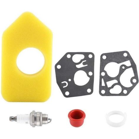 Kit Joints Diaphragme Carburateur - Filtre À Air - Nettoyeur À Air - Bougie D'Allumage - Pour Moteurs Briggs Stratton 272372 281028 495770 795083 - 1 Pièce (1/4)