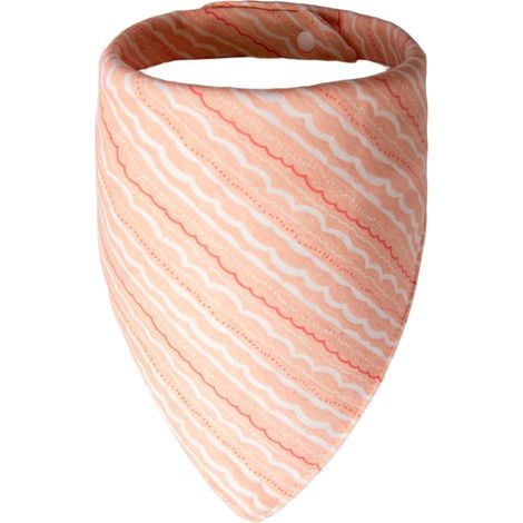 Écharpe pour chien avec joli motif imprimé – Bandana réglable en coton avec bouton pression pour chiens de petite ou moyenne taille de 2,7 kg à 13,6 kg, rayures roses, taille M (1/3)