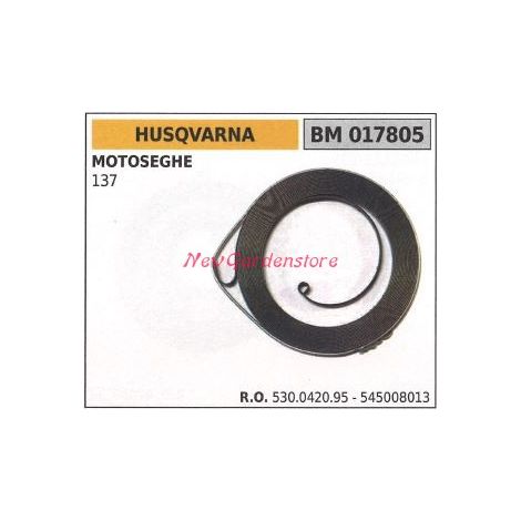 Molla avviamento HUSQVARNA motosega 137 017805