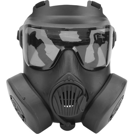 Visière de protection intégrale respirante à double ventilateur pour cosplay et équipements de jeu en extérieur (1/5)