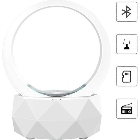 Enceinte Bluetooth portable sans fil avec lumières LED (1/4)