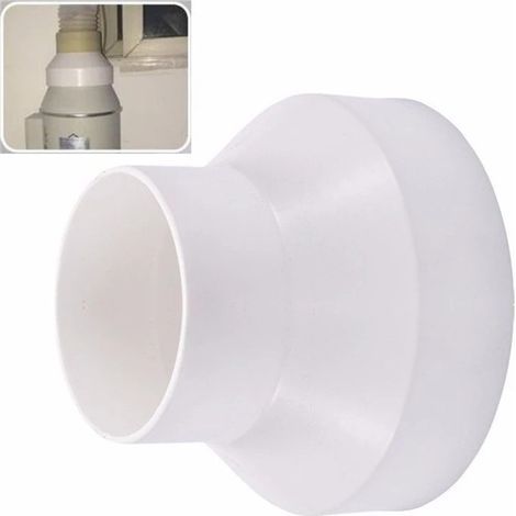 Adaptateur réducteur de conduit de ventilateur en ABS, tuyau en plastique pour réduire le diamètre, bague de réduction concentrique 150/100 (1/5)