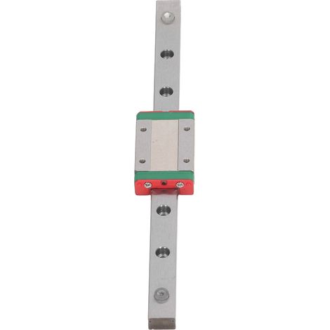 Rail Guide Linéaire MGN12H 200mm pour Panneaux Solaires, Glissière à Billes en Acier Inoxydable Haute Précision (1/5)