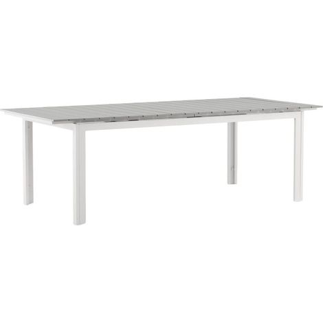 Table de Jardin Extensible "Levels" 229-310cm Blanc (1/5)
