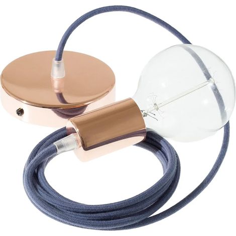 Lampada creative-cables rc30 porcellana cavo cotone 2m (1/3)