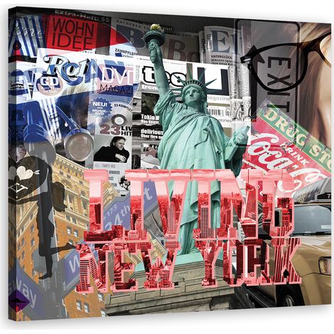 Tableau sur toile New York Pop Art 60x60 (1/5)