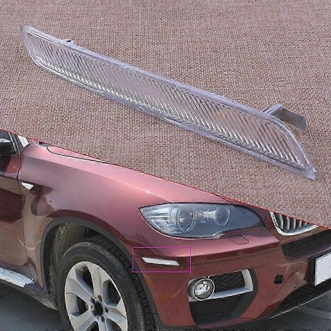 Reflector del parachoques delantero derecho 63147187088 compatible con BMW X6 E71 E72 2008-14 ss() (1/4)