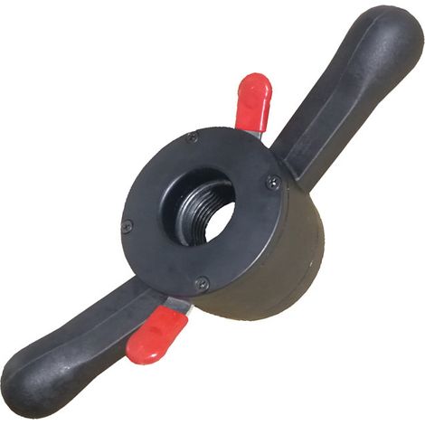Accesorios para máquina equilibradora de ruedas, tuerca de bloqueo rápido, abrazadera para neumáticos, mango móvil (363)
