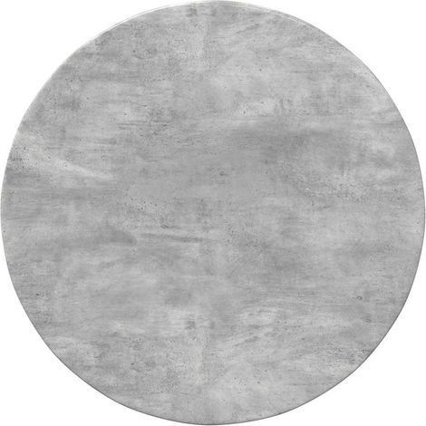 Maison Exclusive - Piano del tavolo Grigio cemento Ø 60 x 1,5 cm Legno multistrato (1/5)