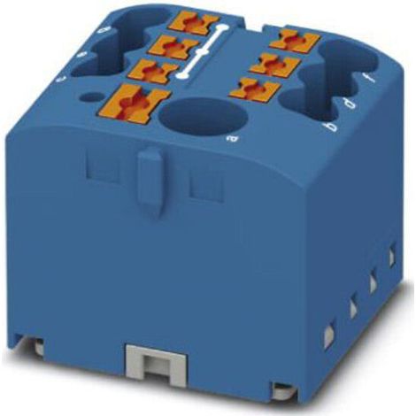 [NEUWERTIG] B-Ware Phoenix Contact Verteilerblock Block Anschlussklemme blau Push-in-Anschluss (1/2)
