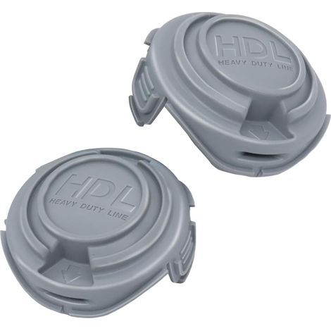 Tapas para carrete de desbrozadora compatibles con Black & Decker 90588530, tapas de repuesto para cortabordes STC5433 TYPE1, STC5433PC TYPE1 (2 unidades) (1/4)