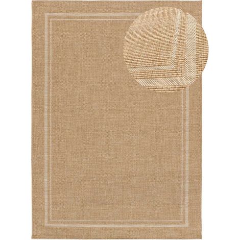 ATTICGO Tapis d'extérieur géométrique GUINEA 05 Beige 80x150 cm (1/5)