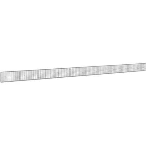 Gabione mit 3,5 mm Draht und 5x10 cm Maschen 1000x20x50 cm vidaXL (1/5)