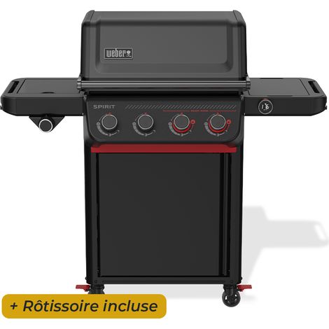 Barbecue à gaz Spirit EPX-435R Stealth - Noir mat