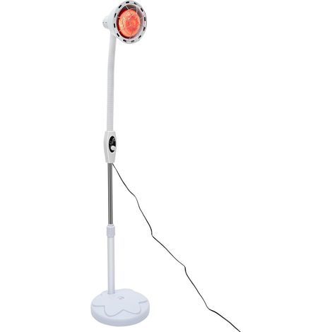 275-W-Infrarotlampe, Wärmelampe, Rotlichtlampe mit Rollen und Ständer, Wärmelampe, Rotlichtlampe zur Behandlung von Erkältungen und Muskelverspannungen (1/5)