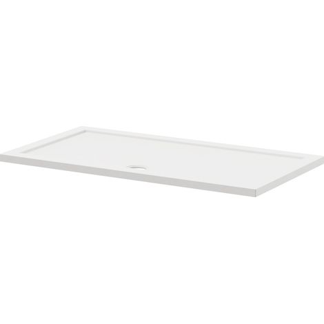 Pearlstone Slip Resistant 1500mm x 800mm x 40mm Rectangular Shower Tray (1/4)