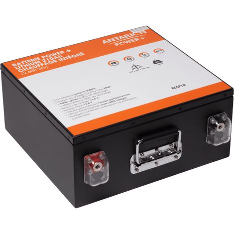 Batterie Lithium Antarion 210ah Slim Chauffante Autonomie Optimale, Format Slim, Chauffage Intégré. - Antarion Power +