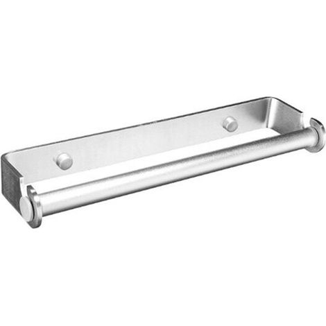 royaluxe - Supports pour Papier Essuie-Tout en Aluminium, Auto-adhésif Porte-Papier de Cuisine fixé au Mur, Porte-Papier de Cuisine - 32CM (Argent) (1/5)