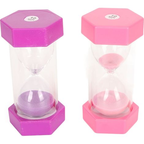 10-Minuten-Sanduhr, Mehrzweck-Sanduhr, Sanduhr-Timer für Kinderspiele, Klassenzimmer, Küche, Zuhause (1/5)