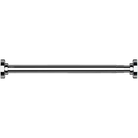 1 pièces , tringle télescopique en acier inoxydable pour rideau de douche, tringle à rideau extensible jusqu'à 110 cm (1/5)