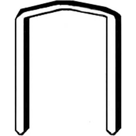 4 000 Agrafes Fb-14 - Galvanisées - 11.6x14x0.5x1.25 mm - D-Work (1/3)
