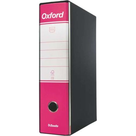 Esselte Registratore Oxford Protocollo Dorso 8 cm Fucsia