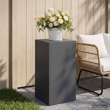 vidaXL Plant Stand Anthracite 30 x 30 x 60 cm Stainless Steel (1/5)