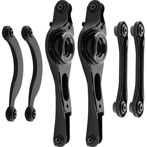 6pcs Rear Lower + Upper Control Arm Suspension Kit for Ford Focus 1998-2011 (1/5)