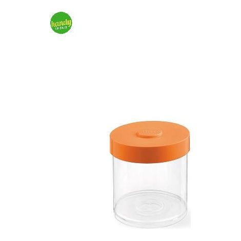 Barattolo ermes Veca plastica colori assortiti 0,5 lt