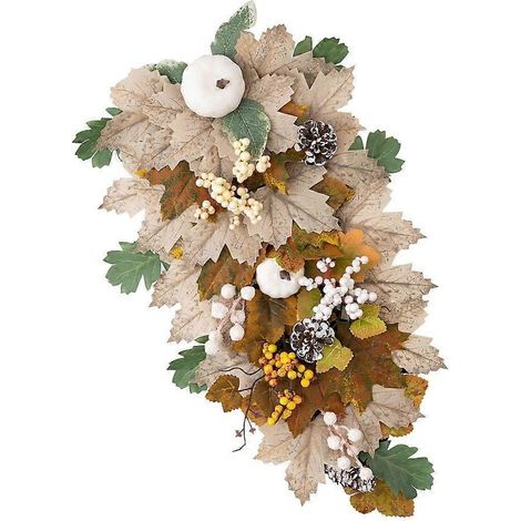 Décoration de porte festive et réaliste en forme de feuille d'érable pour embellir les bureaux à l'occasion de la fête des récoltes