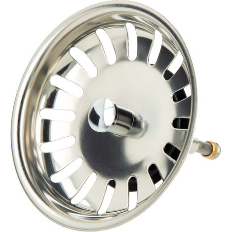 tecuro Siebkörbchen Siebkorb Ø 81 mm mit Metall-Führungsstange 8 mm und Höhenverstellung (1/5)