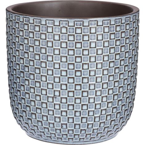 Mica Decorations Cache-pot d'intérieur Bleu H17.5xl19xL19cm (1/3)