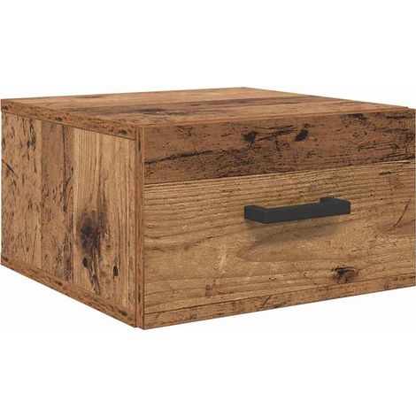 Maison Exclusive - Armario de Noche con cajón Madera vieja 35 x 3