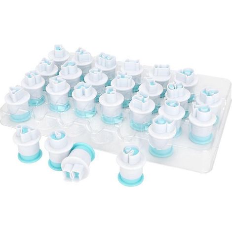 26-teiliges Set Buchstabenformen zum Selbermachen von Keksen und Ausstechformen für Fondant (Großbuchstaben)