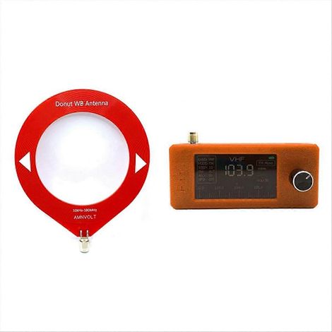 Tragbares Radio 10 kHz-180 MHz, Mini-Taschenradio mit 1,9-Zoll-IPS-Bildschirm und Antenne, Allband-HF-, SW-, MW- und VHF-Radioempfänger. (1/5)