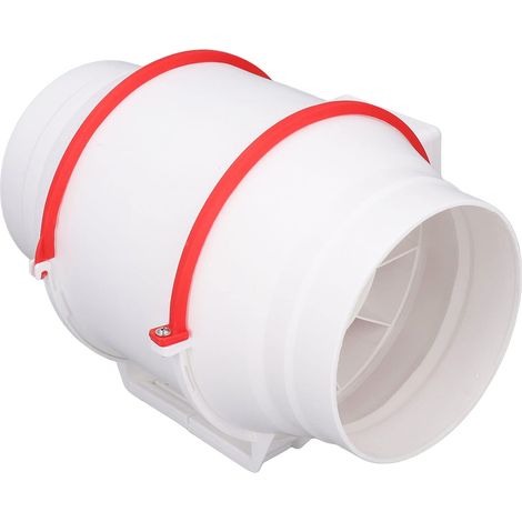 Ventilateur conduit en ligne 6 pouces – 2220-2600 tr/min – IPX2 étanche – faible bruit – prise UE 220V – bureau