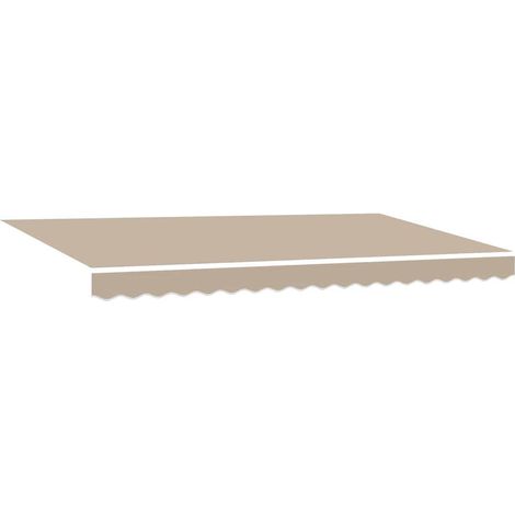 Maison Exclusive - Markisenersatzstoff Beige 4 x 2 m Polyester (1/5)
