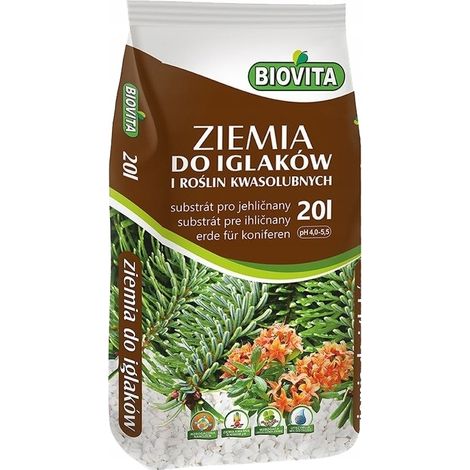Terreau pour conifères et plantes acidophiles 20 l