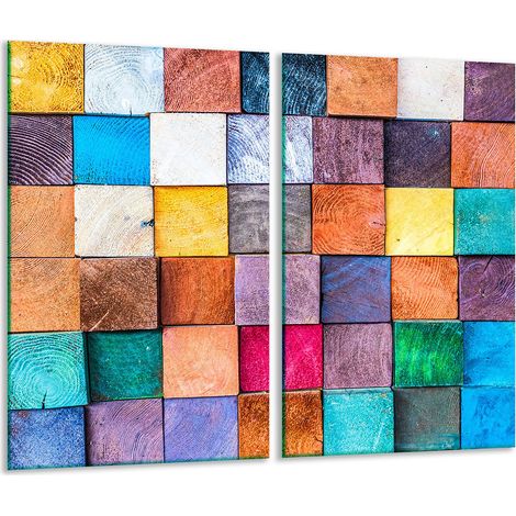 2x 30x52 Mosaik-Schneidebretter aus Glas (1/5)