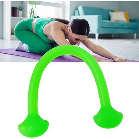 Corde de traction en silicone One Word, élastique, multifonctionnelle et réglable, résistance à la traction de 4,5 kg (10 lb), pour extenseur de poitrine, sangle extensible verte (1/5)