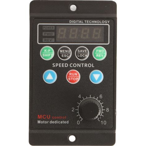 GARRYFIZH Convertisseur de fréquence, Variateur de fréquence Inverseur Transformateur Monophasé 220V à Triphasé Mini VFD 220V pour Moteur 220V AC 750W (1/5)
