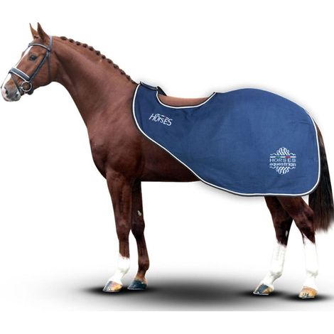 155 cm, Azzurro: Coprireni per cavalli in pile modello Artemisia (1/5)